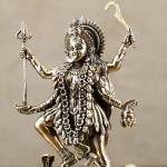 Brass Superfine Mahakali Idol | 6.5" Intricate Art | 800g Sacred Masterpiece | Divine Temple Beauty | Jaipurio